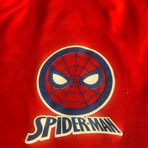 NEW Universal Studios Marvel The Amazing Spiderman Jersey Adult XL Red Blue - Picture 5 of 10